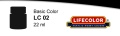 Zdjęcie dodatkowe produktu Matt Black FS37038 farba 22ml Lifecolor LC02