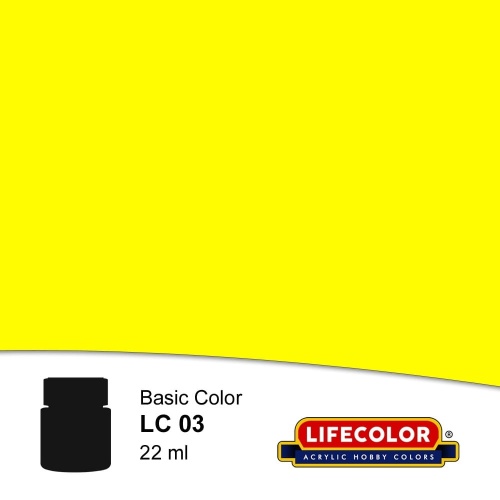 Matt Yellow FS33591 farba 22ml Lifecolor LC03