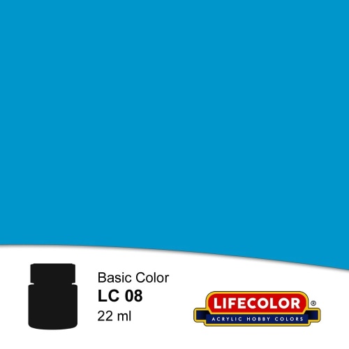 Matt Pale Blue FS35182 farba 22ml Lifecolor LC08