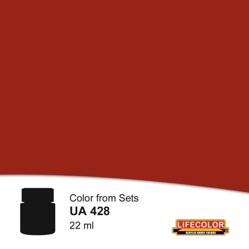 Russet Brown farba 22ml Lifecolor UA428