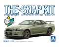 Zdjęcie główne produktu Nissan Skyline R34 GT-R Millennium Jade SNAP KIT 1:32 Aoshima 062531
