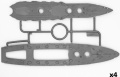 Zdjęcie dodatkowe produktu Kaisers Steel Fist (4 okręty) 1:700 ICM S021