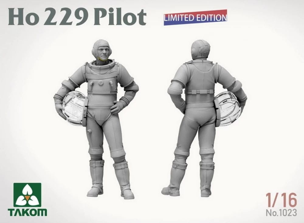 Zdjęcie dodatkowe produktu Ho 229 Pilot (edycja limitowana) 1:16 Takom 1023