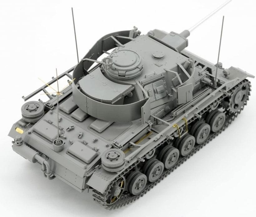 Zdjęcie dodatkowe produktu Pz.Bef.Wg.III Ausf.K 2in1 w/Schurzen 1:35 Border Model BT048