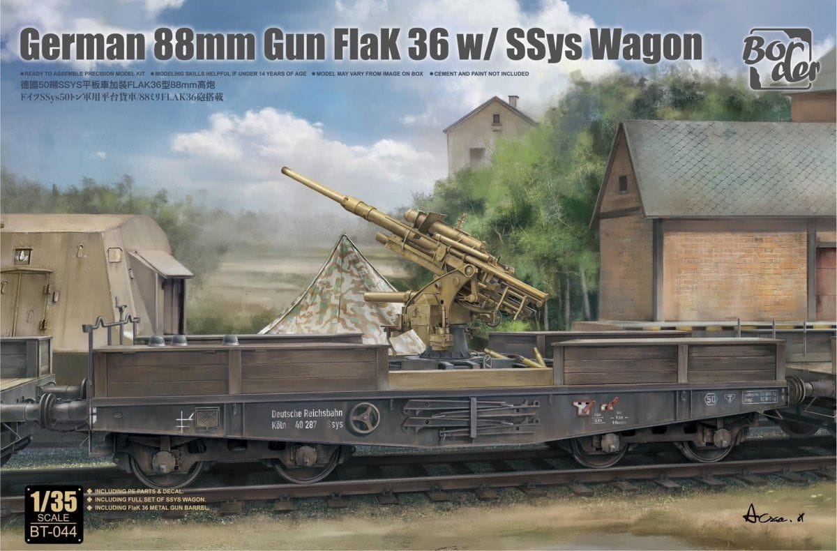 Zdjęcie główne produktu German 88mm Gun Flak 36 1:35 Border Model BT044