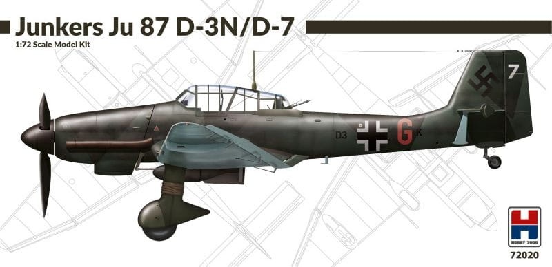 Zdjęcie główne produktu Junkers Ju-87 D-3 N / D-7 1:72 Hobby 2000 72020