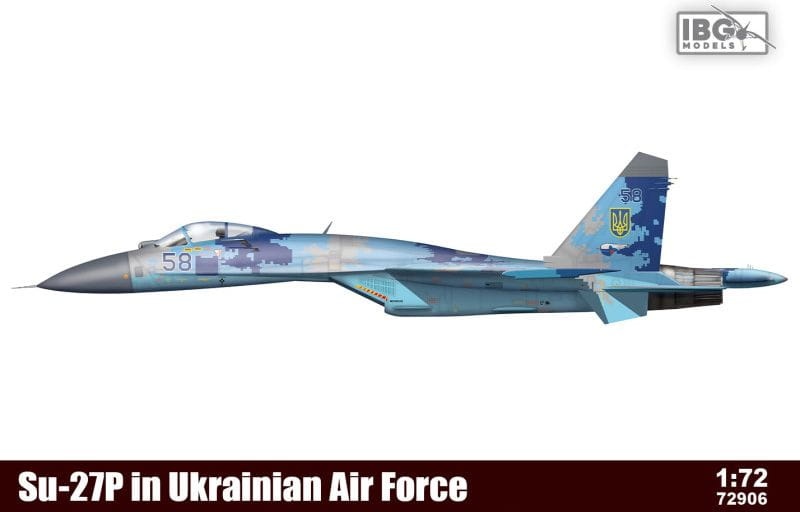 Zdjęcie główne produktu Su-27P w ukraińskich siłach powietrznych 1:72 IBG 72906