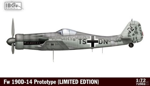 Focke-Wulf Fw 190D-14 Prototype Limited Edition 1:72 IBG 72562