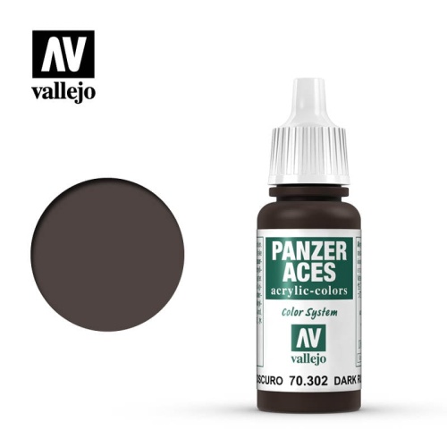 Vallejo 70302 Dark Rust Panzer Aces Farba