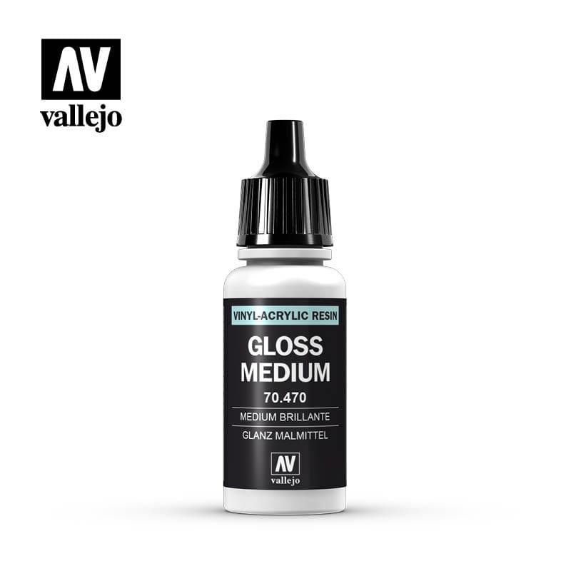 Zdjęcie dodatkowe produktu Vallejo 70470 Gloss Medium 18ml