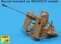 Zdjęcie dodatkowe produktu Lufa do 40mm armaty p/lot Boforsa 1:35 ABER 35L093