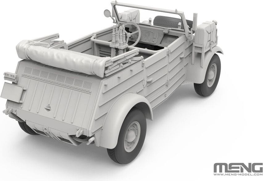 Zdjęcie dodatkowe produktu German Pkw.K1 Kubelwagen Type 82 (North Africa) 1:35 Meng VS015