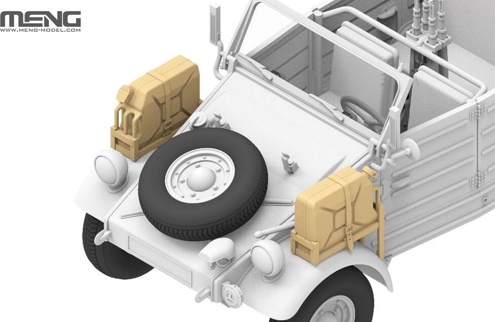 Zdjęcie dodatkowe produktu German Pkw.K1 Kubelwagen Type 82 (North Africa) 1:35 Meng VS015