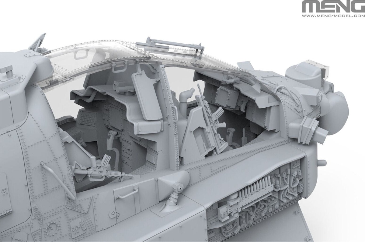 Zdjęcie dodatkowe produktu AH-64D Saraf Heavy Attack Helicopter (Israeli Air Force) 1:35 Meng QS005