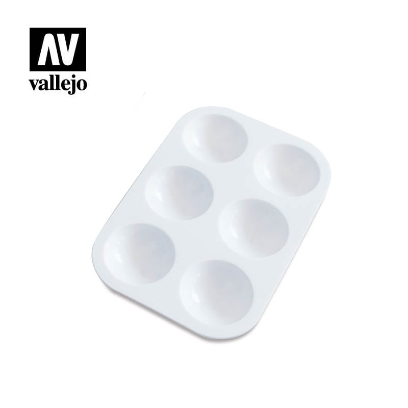 Zdjęcie główne produktu Sucha paleta plastikowa 13x9cm Vallejo HS120
