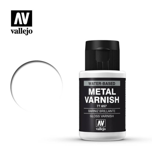 Vallejo 77657 Gloss Metal Varnish 32ml