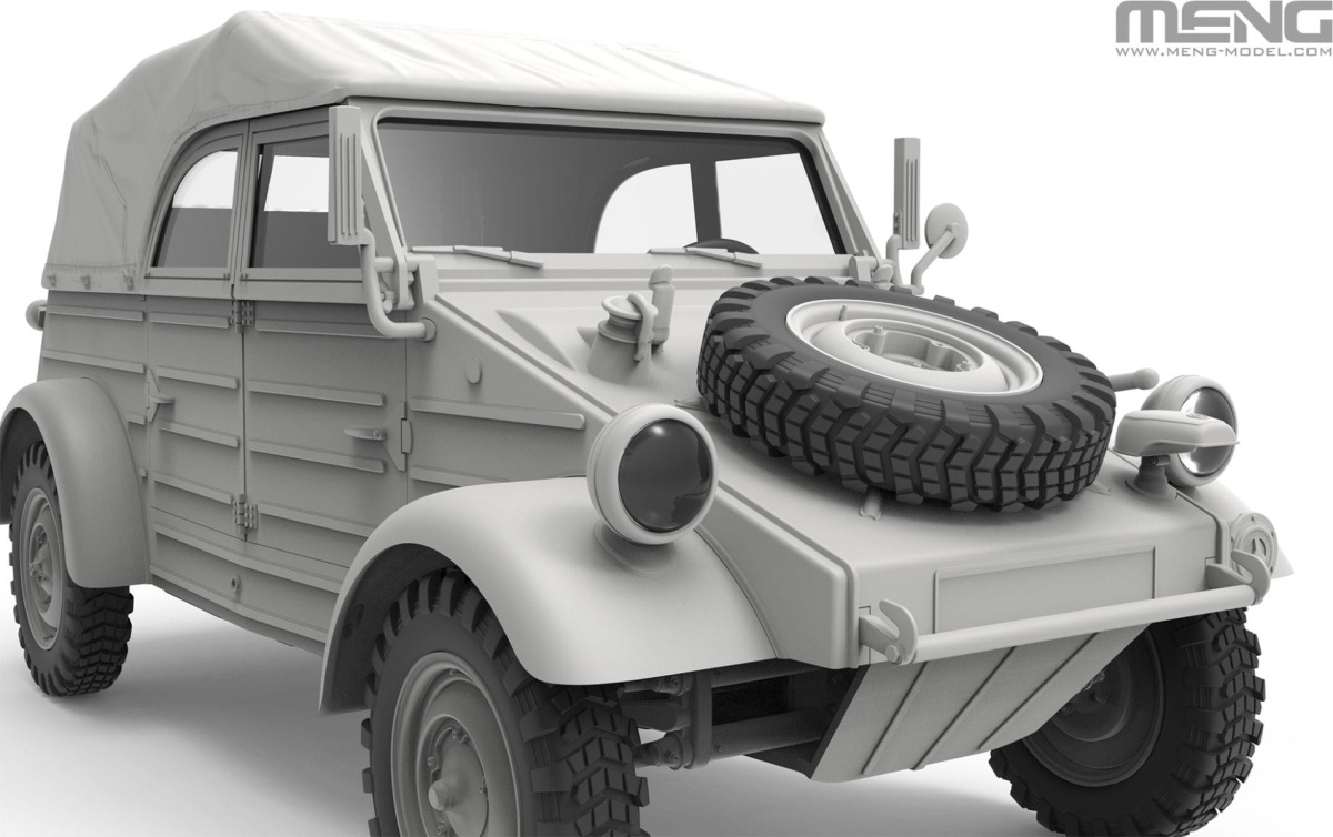 Zdjęcie dodatkowe produktu German Pkw.K1 Kubelwagen Type 82 (Eastern Front) 1:35 Meng VS016