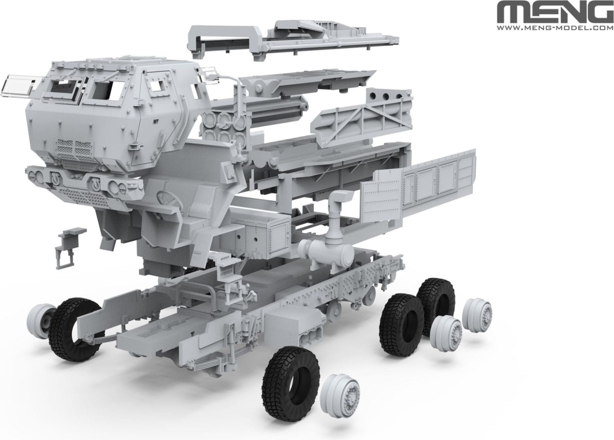 Zdjęcie dodatkowe produktu US M142 HIMARS High Mobility Artillery Rocket System 1:72 Meng 72004
