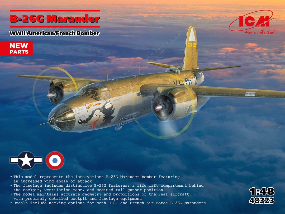 Zdjęcie główne produktu B-26G Marauder 1:48 ICM 48323
