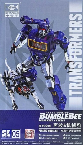 Soundwave and Ravage Transformers Smart Kit 05 Trumpeter SK05 03112