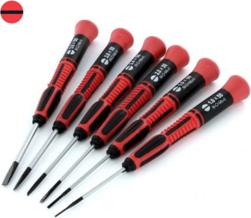 Zestaw wkrętaków płaskich (6szt) Modelcraft Shesto PSD1600