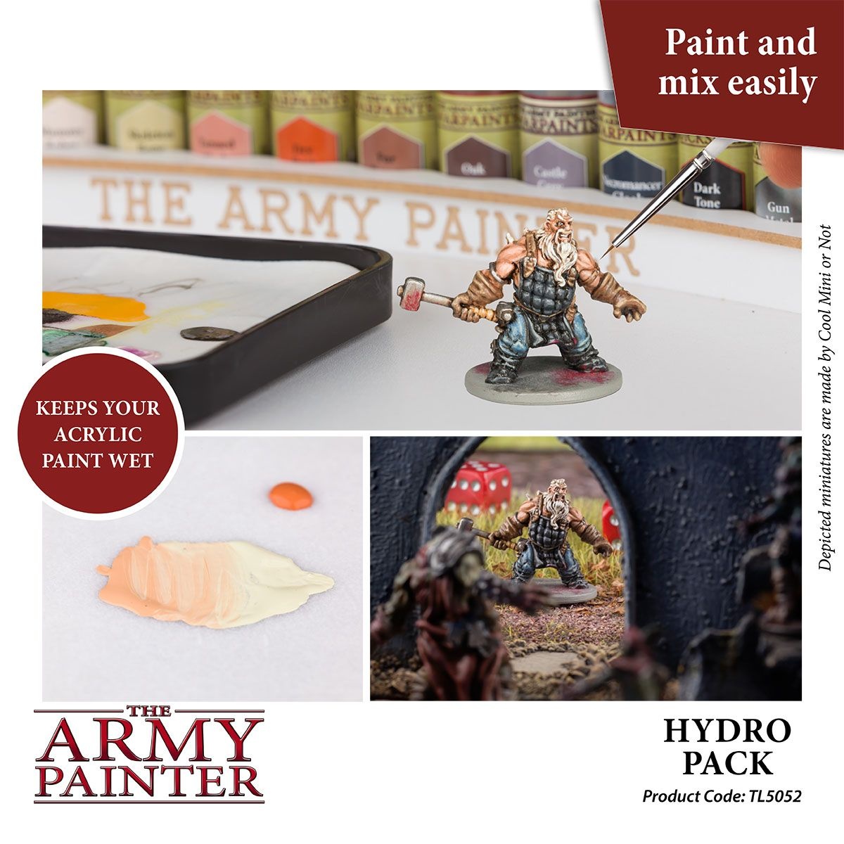 Zdjęcie dodatkowe produktu Zestaw arkuszy papieru do mokrej palety The Army Painter