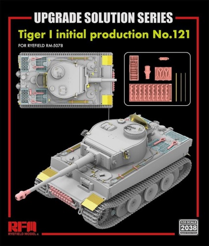 Zestaw waloryzacji do Tiger I Initial production (RM-5078) 1:35 Rye Field Model 2038