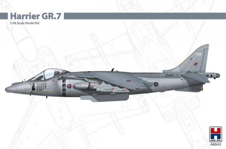 Zdjęcie główne produktu Harrier GR.7 1:48 Hobby 2000 48043