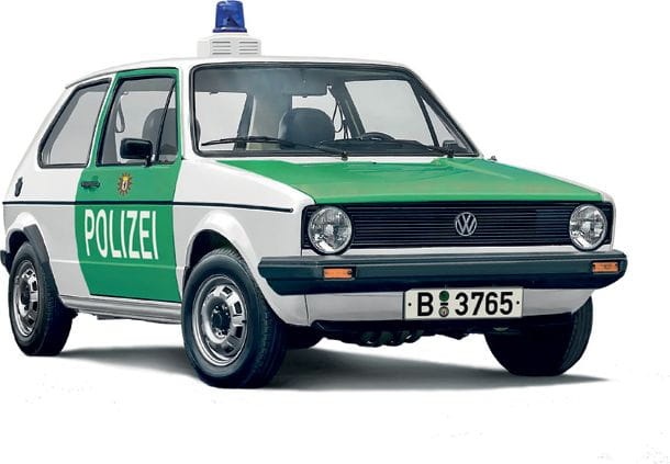 Zdjęcie dodatkowe produktu Volkswagen Golf Polizei (radiowóz) 1:24 Italeri 3666