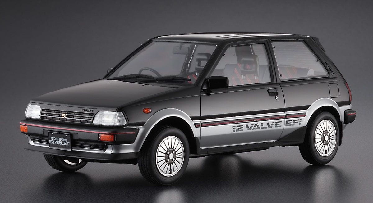 Zdjęcie dodatkowe produktu Toyota Starlet EP71 Si-Limited (3d) Middle Version (1986) 1:24 Hasegawa 20425
