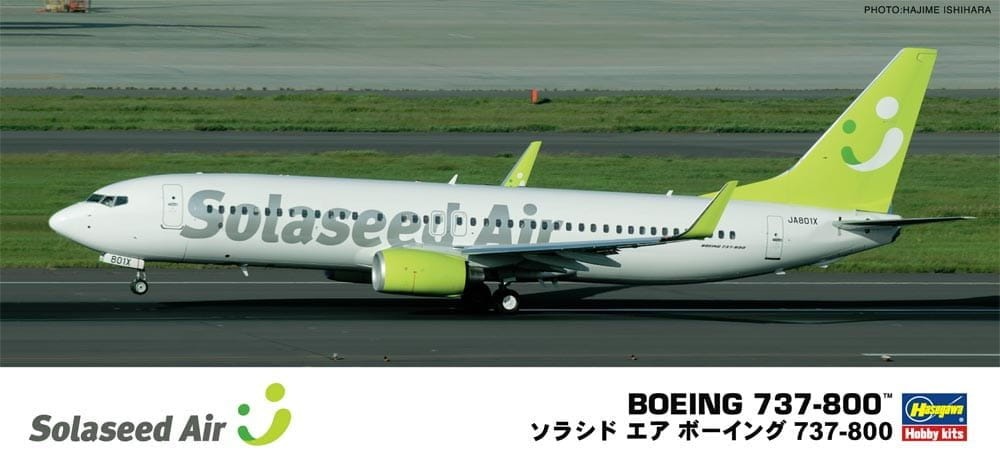 Zdjęcie główne produktu Boeing 737-800 Solaseed Air 1:200 Hasegawa 10740