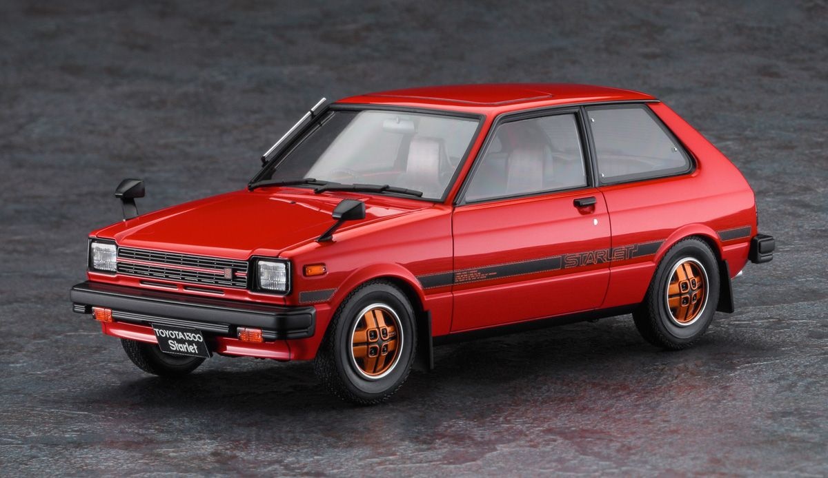 Zdjęcie dodatkowe produktu Toyota Starlet KP61 S (3-drzwiowa) 1980 1:24 Hasegawa HC63