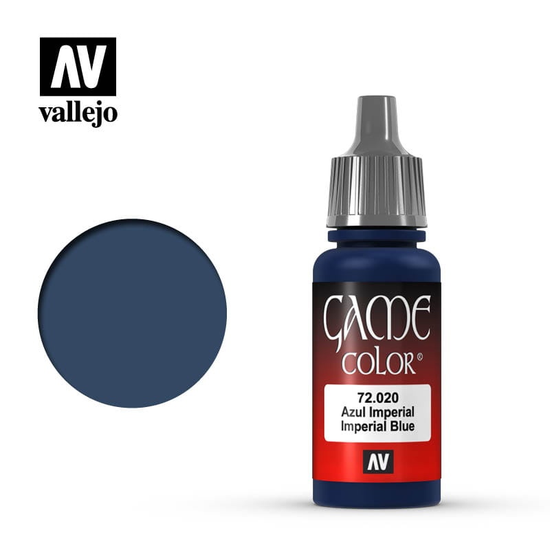 Zdjęcie dodatkowe produktu Vallejo 72020 Imperial Blue Game Color Farba