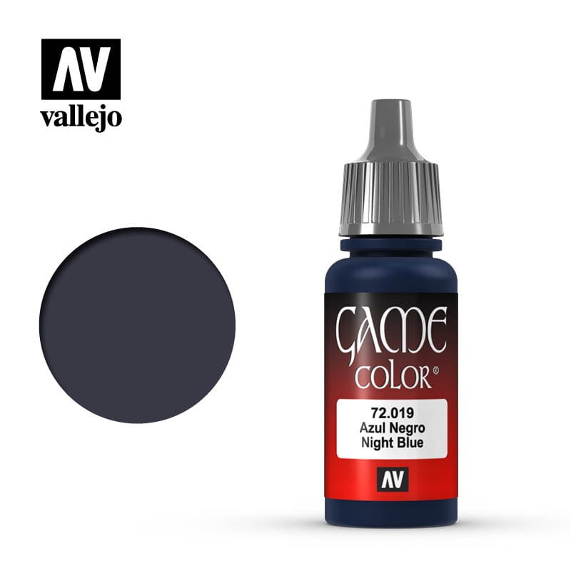 Zdjęcie dodatkowe produktu Vallejo 72019 Night Blue Game Color Farba
