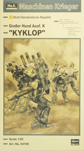 Kyklop Grosser Hund Ausf. K 1:20 Hasegawa 64106