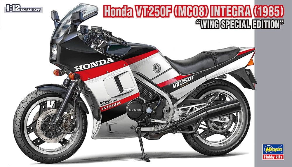 Zdjęcie główne produktu Honda VT250F (MC08) Integra (1985) Wing Special Edition 1:12 Hasegawa 21765