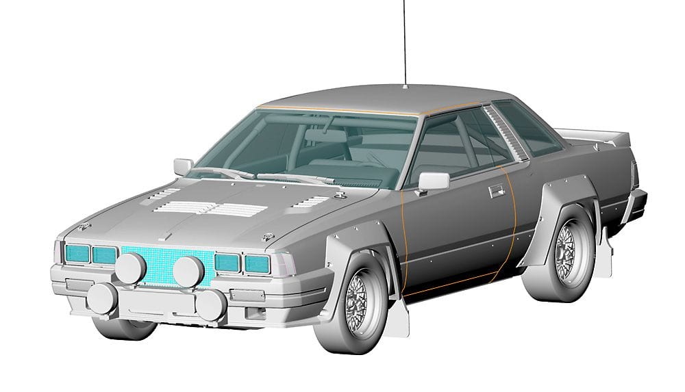 Zdjęcie dodatkowe produktu Nissan 240RS (BS110) 1983 Monte Carlo Rally 1:24 Hasegawa 20727