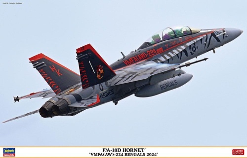 F/A-18D Hornet VMFA(AW)-224 Bengals 2024 1:48 Hasegawa 07545