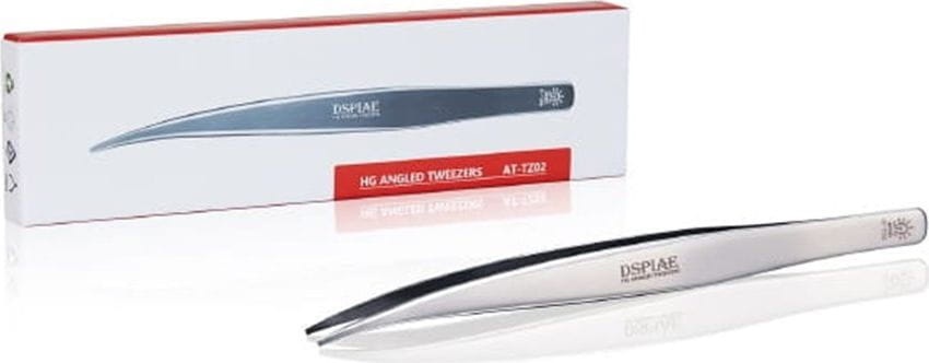 Zdjęcie główne produktu Pęseta płaska kątowa HG DSPIAE AT-TZ02