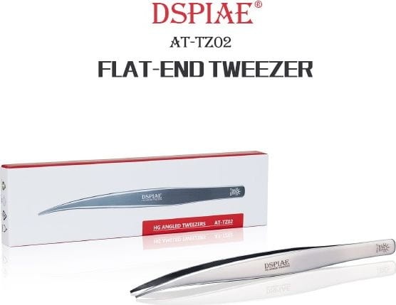 Zdjęcie dodatkowe produktu Pęseta płaska kątowa HG DSPIAE AT-TZ02