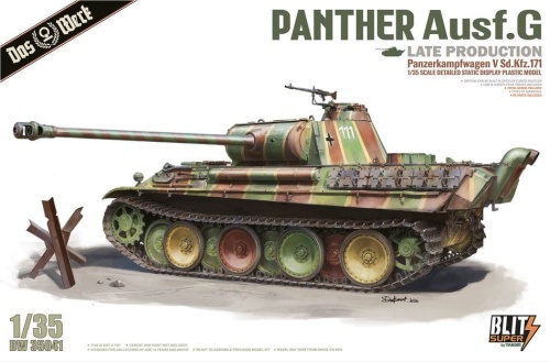 Panther Ausf. G (Late Production) Panzerkampfwagen V Sd.Kfz.171 1:35 Das Werk 35041