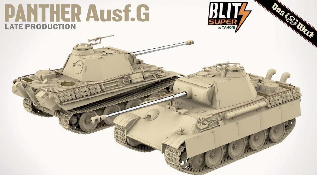 Zdjęcie dodatkowe produktu Panther Ausf. G (Late Production) Panzerkampfwagen V Sd.Kfz.171 1:35 Das Werk 35041