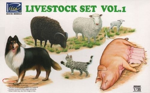 Livestock Set Vol. 1 1:35 Riich.Models RV35007