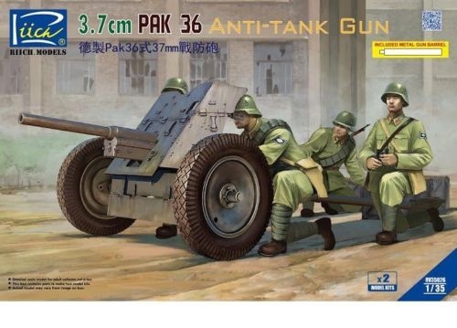 3,7 cm PaK 36 Anti-Tank Gun 1:35 Riich.Models RV35026