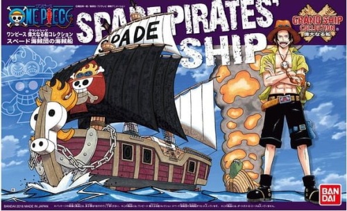 Spade Pirates Ship (One Piece Stampede Grand Ship Collection) Bandai