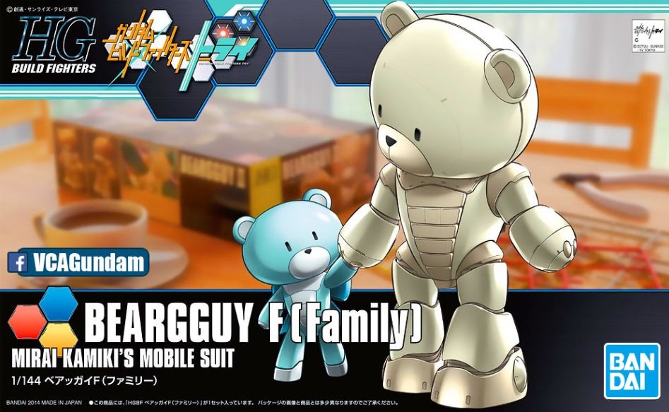 Zdjęcie główne produktu Gunpla KUMA-F Beargguy F HGBF 1:144