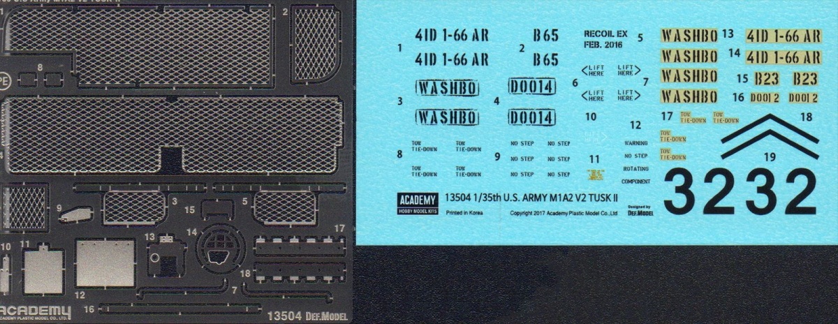 Zdjęcie dodatkowe produktu M1A2 Abrams SEP v2 TUSK II 1:35 Academy 13504