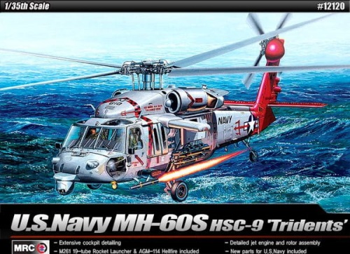 Sikorsky MH-60S HSC-9 Tridents 1:35 Academy 12120