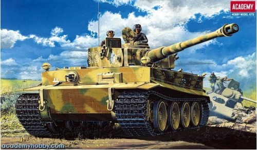 Tiger I Early z pełnym wnętrzem 1:35 Academy 13239