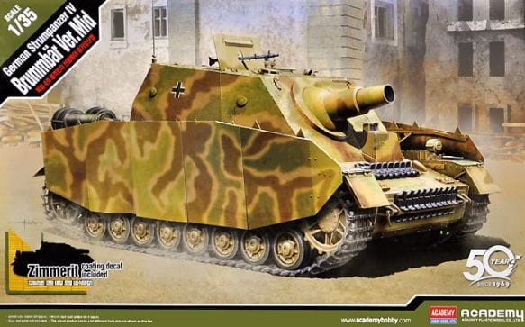 Zdjęcie główne produktu Sturmpanzer IV Brummbar (Mid production) 1:35 Academy 13525